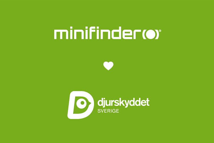 MiniFinder tukee Ruotsin eläinsuojelua!