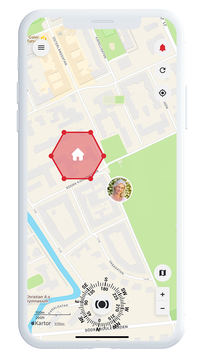 MiniFinder Live iphone10 geofence